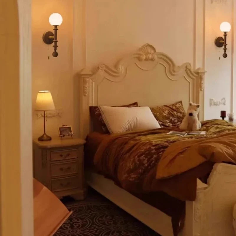 Applique murale vintage avec interrupteur pour éclairage intérieur Paloma Arpège en Bambou - Esprit Naturel & Ambiance Sereine