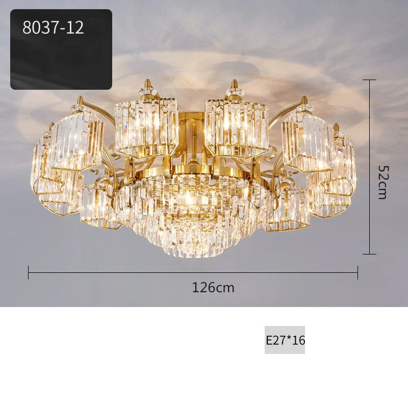 Lustre — Rond à LED intensité variable luxe 2022