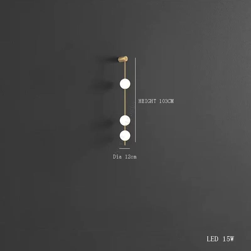 Applique murale — LED moderne forme ellipse pour décoration intérieure