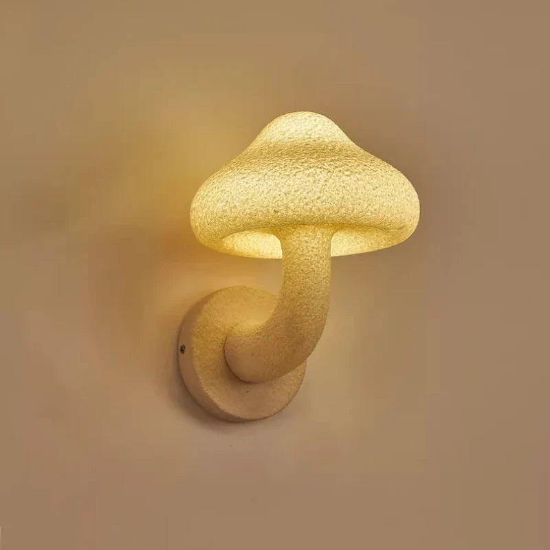 Applique murale — Champignon style crème design nordique intérieur extérieur