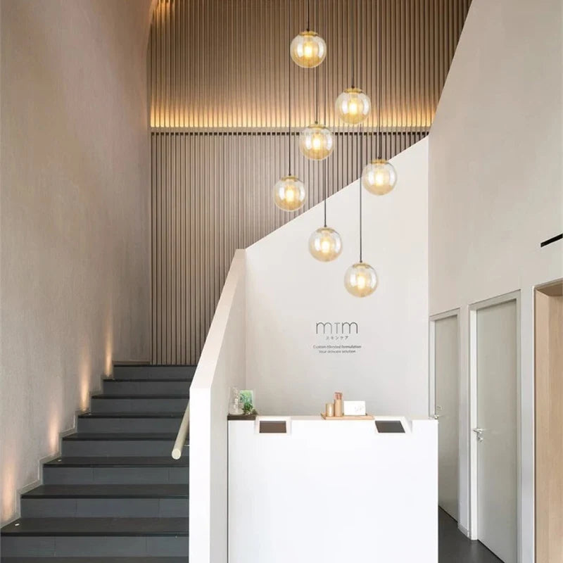 Plafonnier — Nordique décor à la maison salle à manger suspension lumières éclairage intérieur plafonnier suspension lustre lampes pour salon