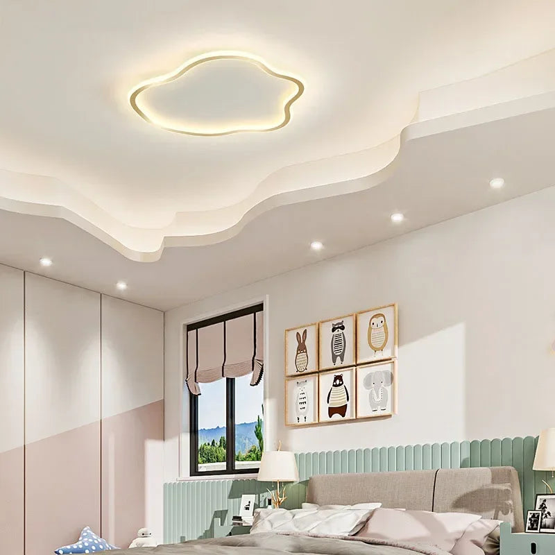 Plafonnier — LED créatif en forme de nuages design nordique décoratif