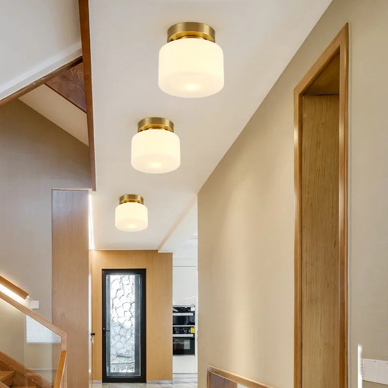 Plafonnier design moderne pour intérieur élégant et fonctionnel Alix Voile en Verre - Le Charme du Verre dans le Décor