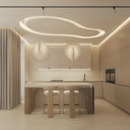 Ballet Lustre Pendentif Blanc Forme Organique - Neutralighting