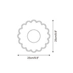 Ritta Applique Murale Coquille Travertin À Bords Découpés - Neutralighting