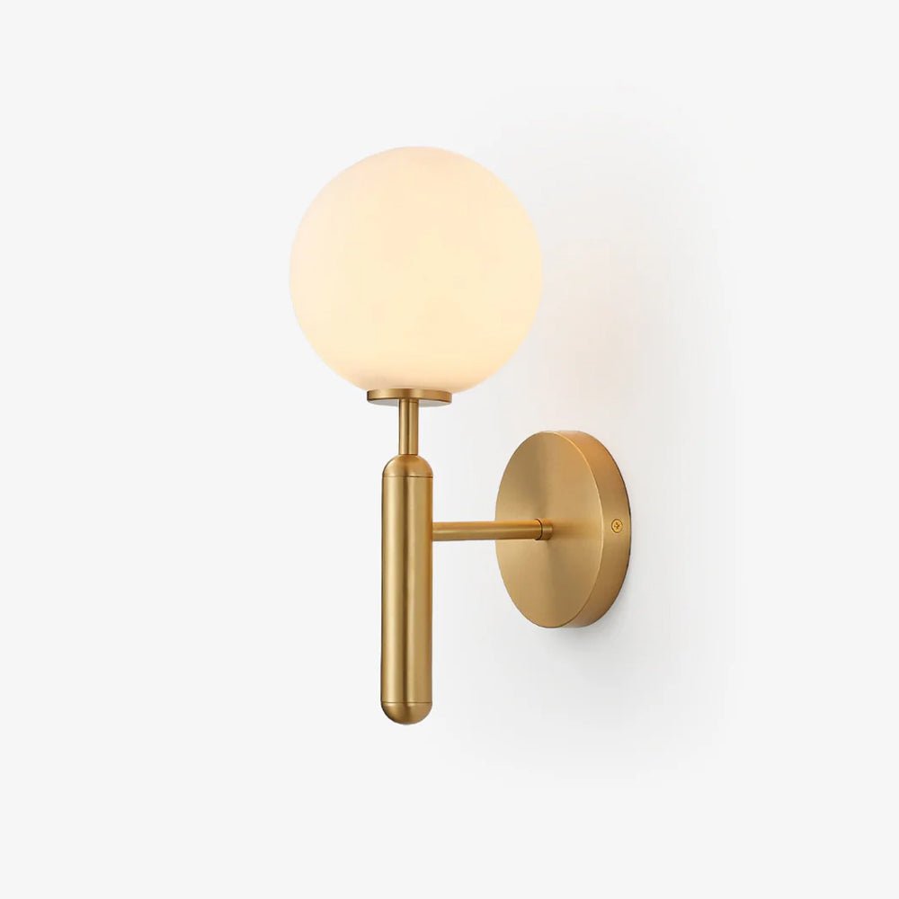 Ilirila Applique Murale Moderne Minimaliste en Laiton et Verre - Neutralighting