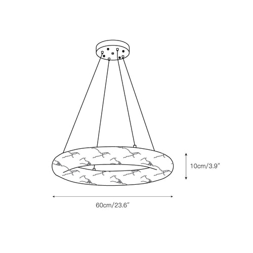 Alvynora Lustre Moderne Minimaliste en Laiton et Albâtre - Neutralighting