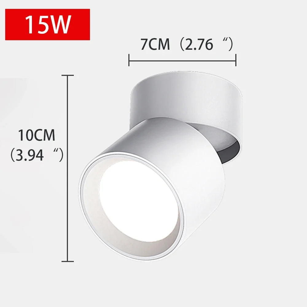 Spot — LED extérieur à angle réglable sans perforation