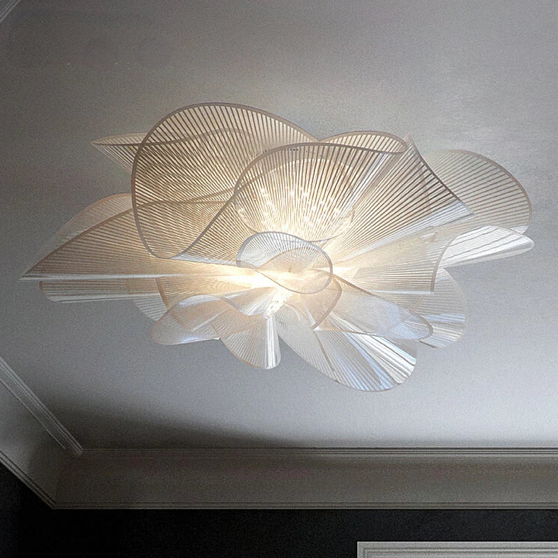 Plafonnier LED en PVC noir pour chambre à coucher Valentine Éveil - Présence Décorative & Harmonie Intérieure