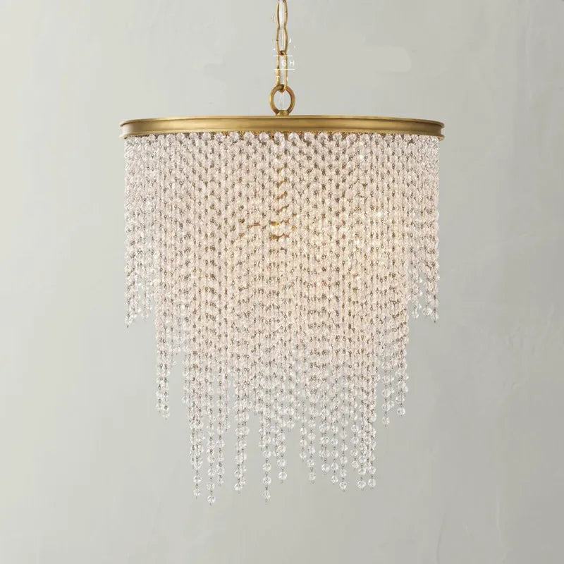 Applique murale — Moderne en cristal doré pour intérieur élégant