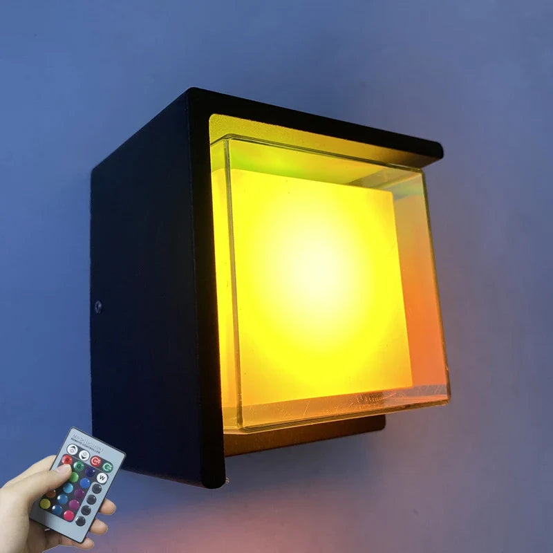Abat-jour — LED extérieure intelligente double abat-jour en acrylique