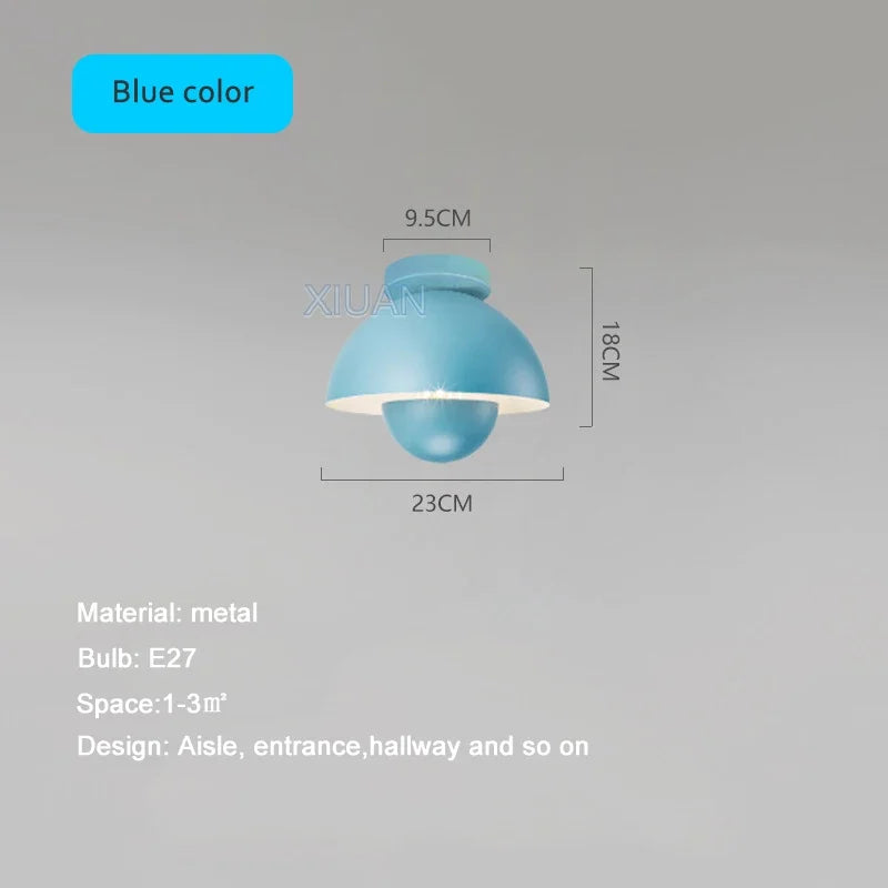 Plafonnier led semi-circulaire moderne pour allée balcon escalier Éden Orée - Esprit Contemporain & Décor Élégant