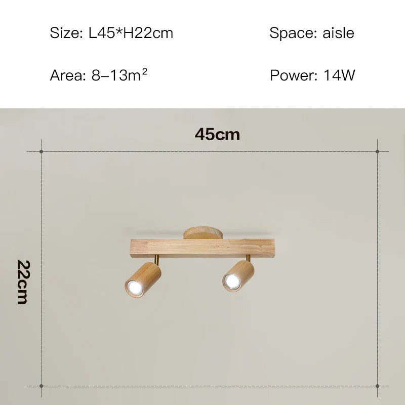 Plafonnier led moderne en bois pour intérieur élégant Astrid Cime - Le Charme du Bois au Quotidien