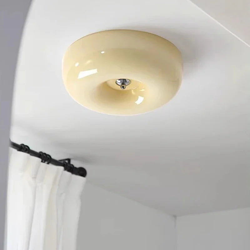 Plafonnier — Ancien verre LED bauhaus maison