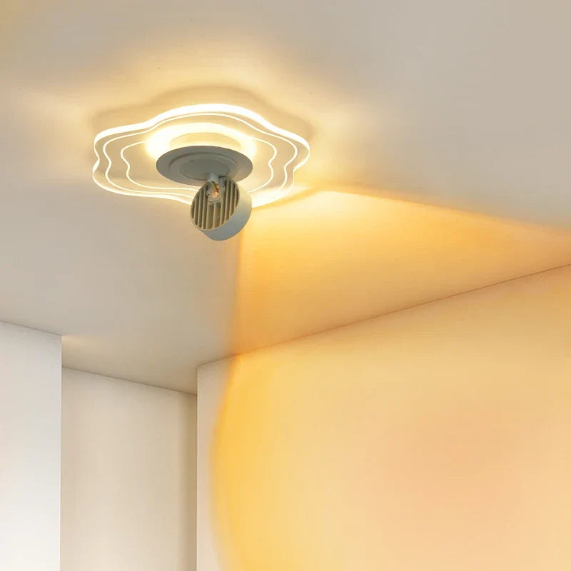 Plafonnier — Encastré LED nordique simple avec spots