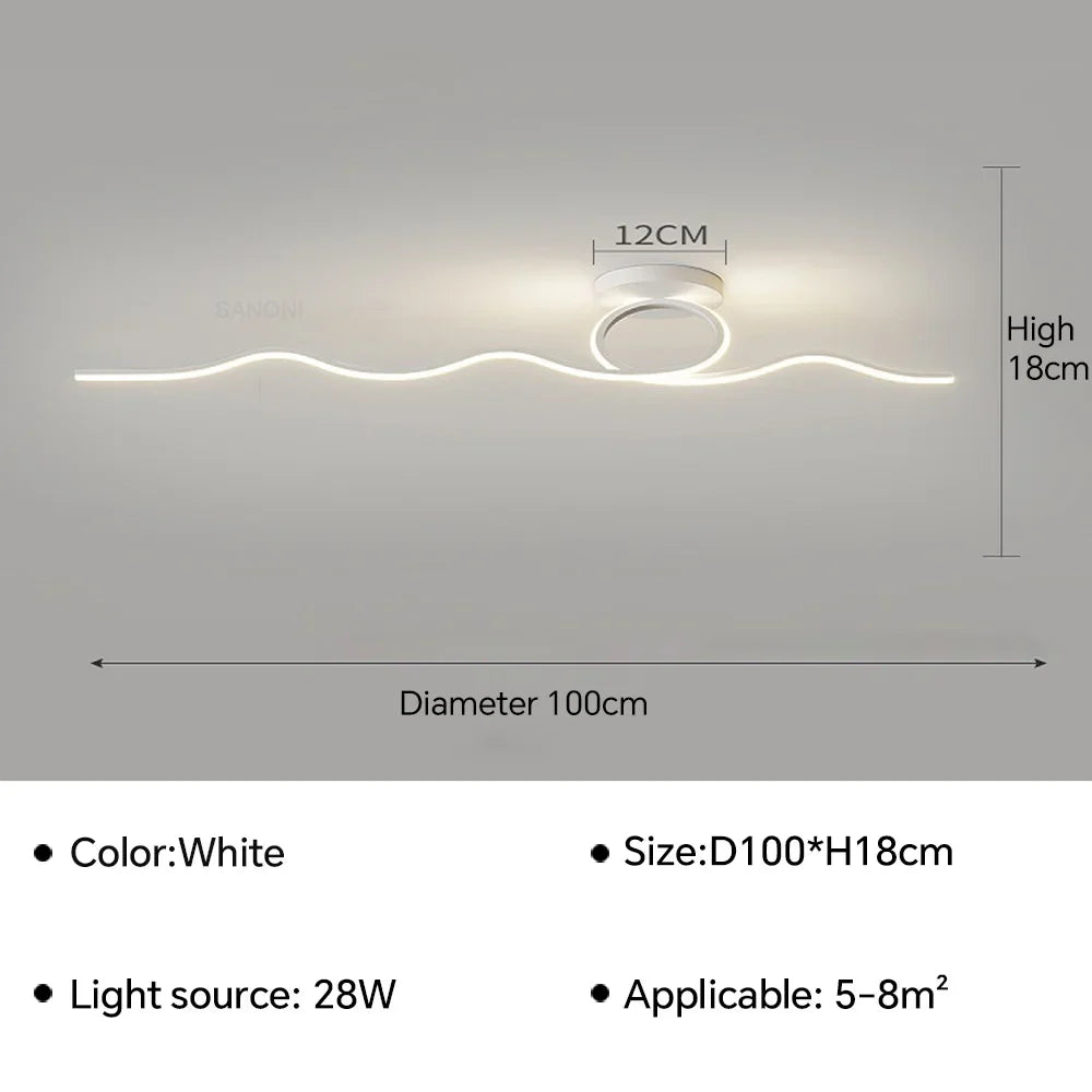 Plafonnier led moderne pour une décoration intérieure élégante Yvonne Perspective - Une Note Actuelle dans le Décor