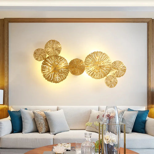 Applique murale led dorée design moderne décoration intérieure Samuel Lointain en Cuivre - Une Présence Décorative Raffinée