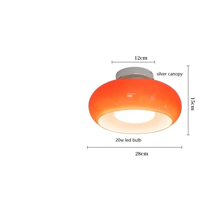 Plafonnier — Moderne nordique en verre LED iwhd