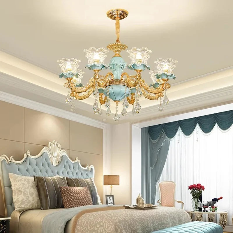Lustre — Sol duplex style européen céramique
