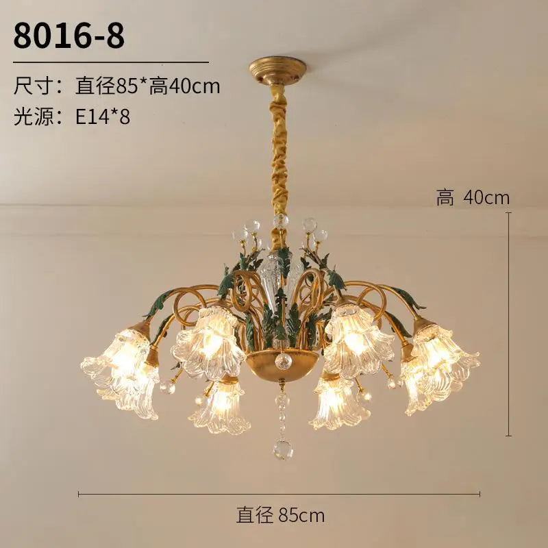 Lustre — En cristal rustique pour éclairage intérieur industriel