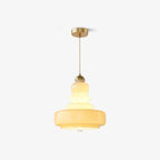 Lustra Suspension en Verre à Couches Style École pour Salon - Neutralighting