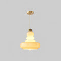 Lustra Suspension en Verre à Couches Style École pour Salon - Neutralighting