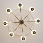 Lustre Sciolari Vintage Bois Verre - Neutralighting