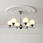 Sciolari Lustre Bois de Noyer Bras Courbés - Neutralighting