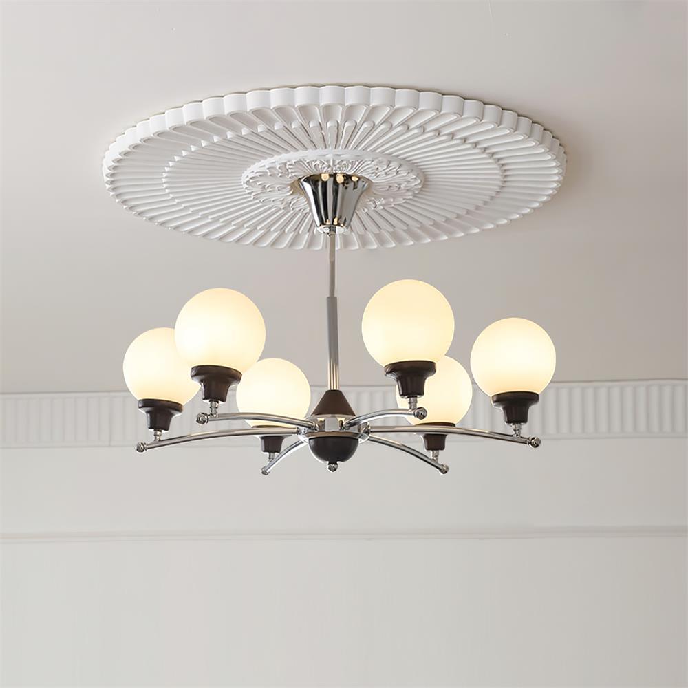 Lustre Sciolari Vintage Bois Verre - Neutralighting
