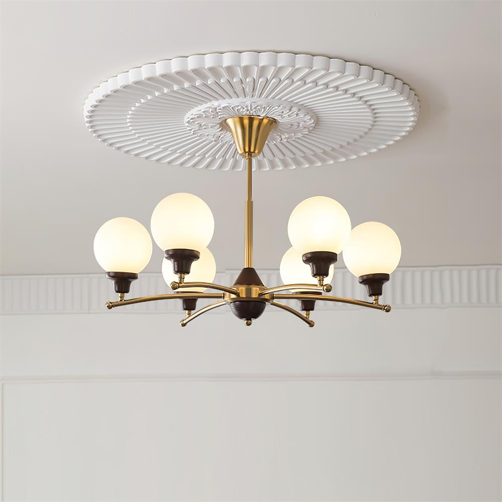 Lustre Sciolari Vintage Bois Verre - Neutralighting