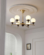 Lustre Sciolari Vintage Bois Verre - Neutralighting