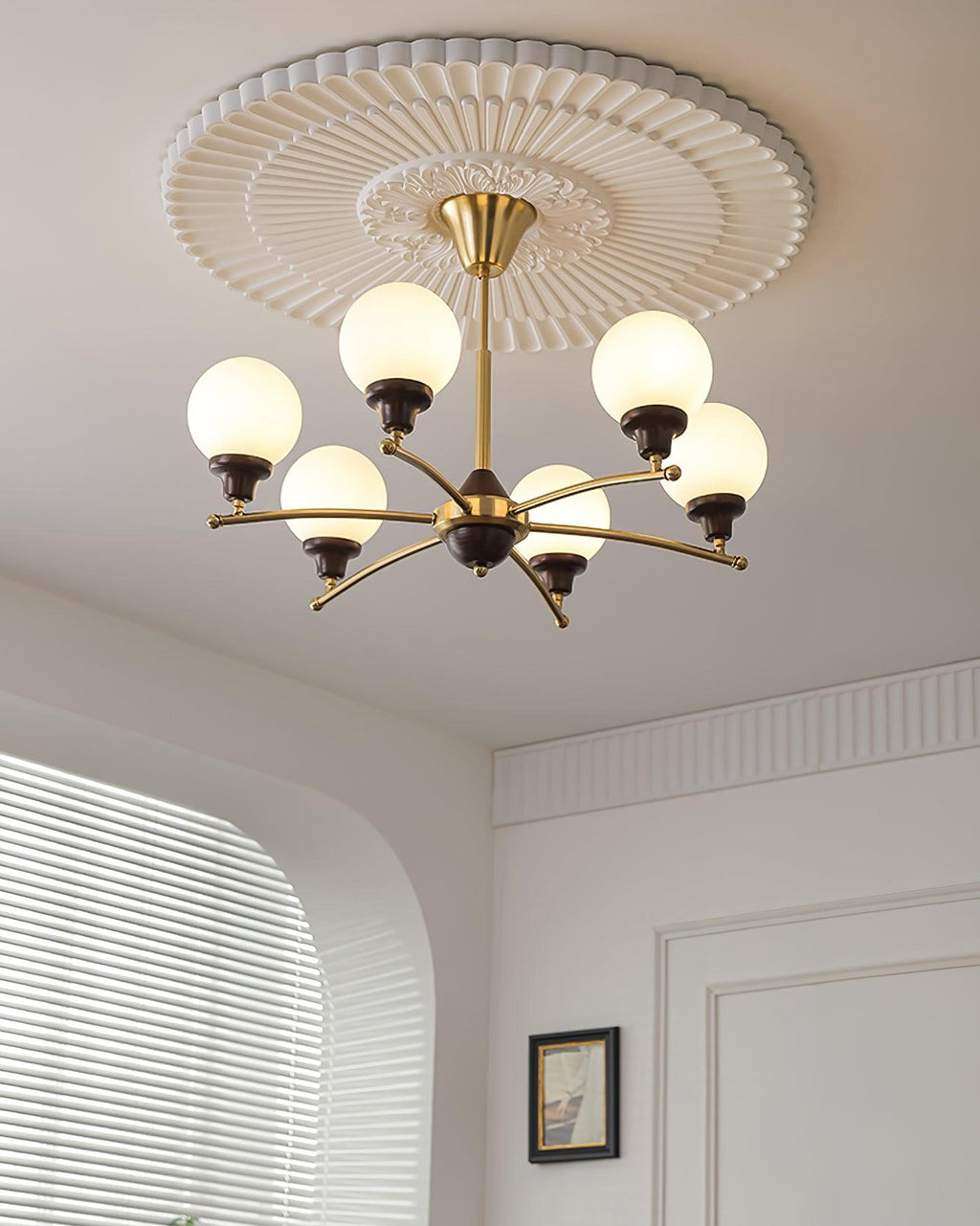 Lustre Sciolari Vintage Bois Verre - Neutralighting