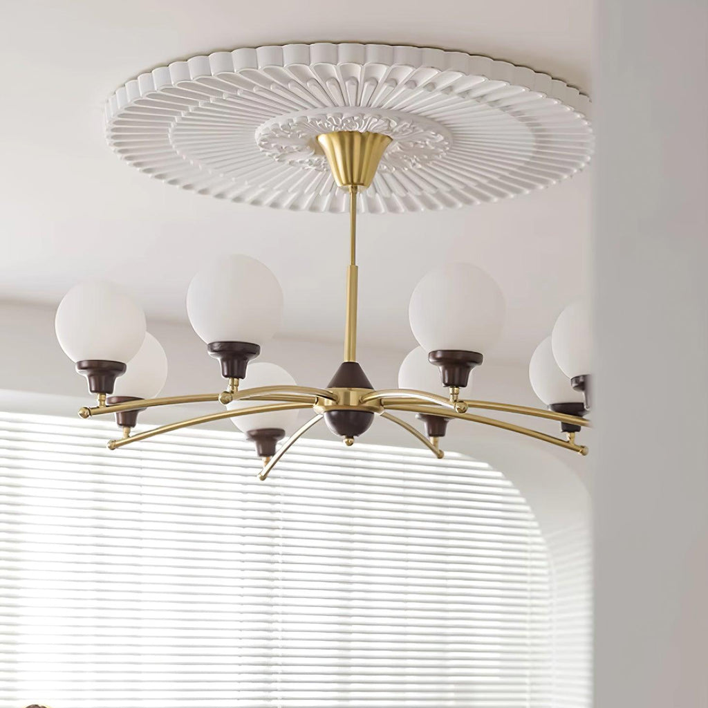 Lustre Sciolari Vintage Bois Verre - Neutralighting