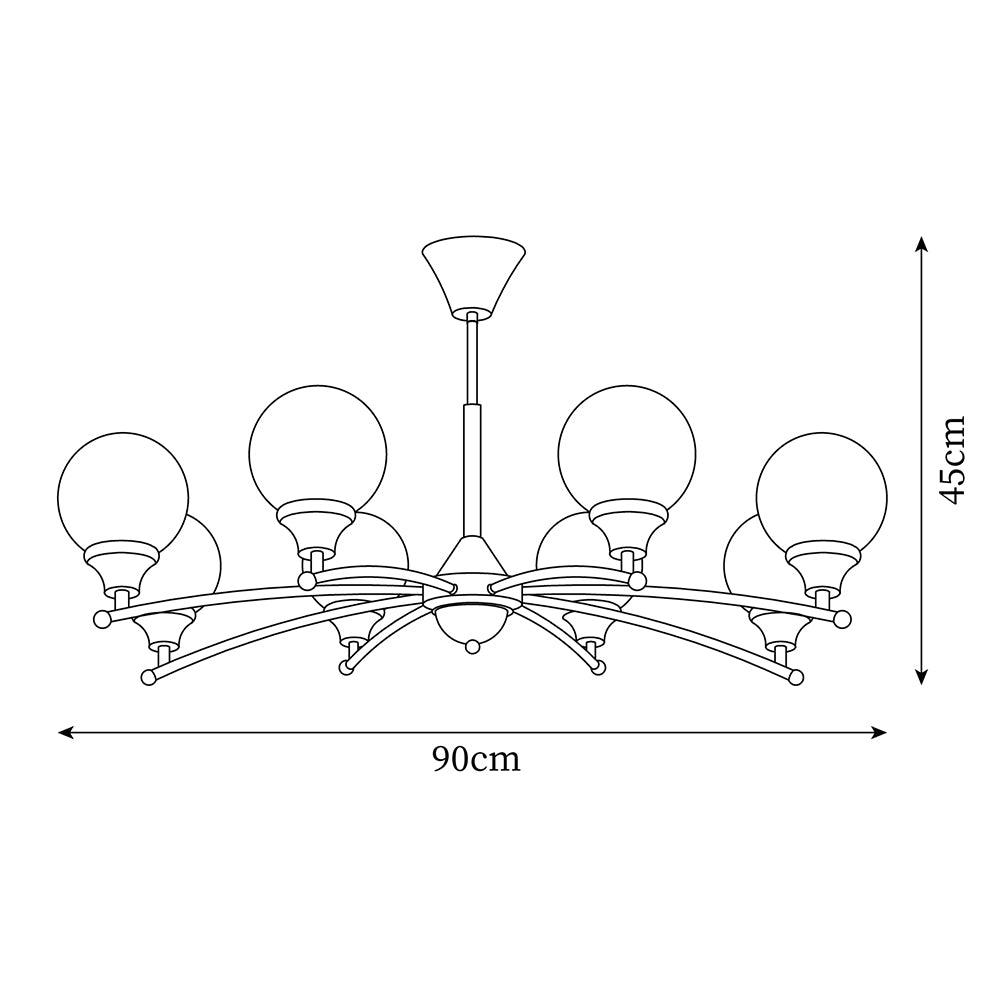 Lustre Sciolari Vintage Bois Verre - Neutralighting