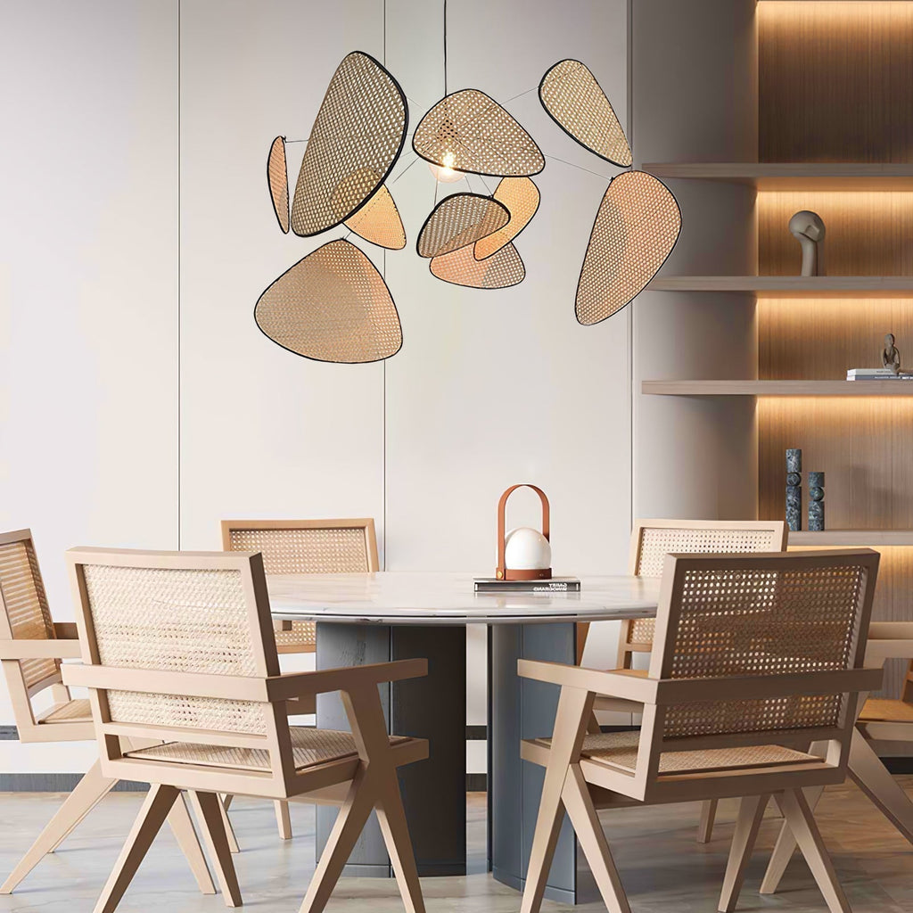 Lustra Lampe Pendante Rattan Swag Industrielle - Neutralighting