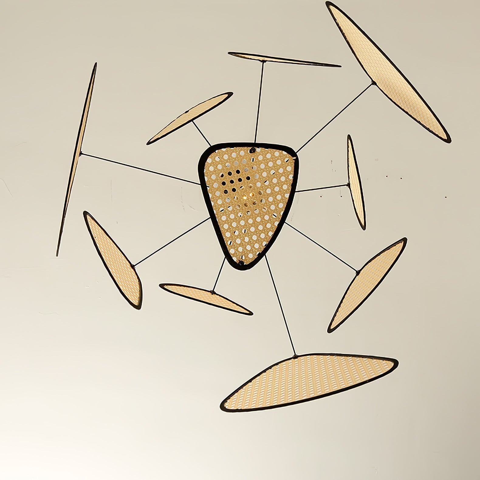 Lustra Lampe Pendante Rattan Swag Industrielle - Neutralighting