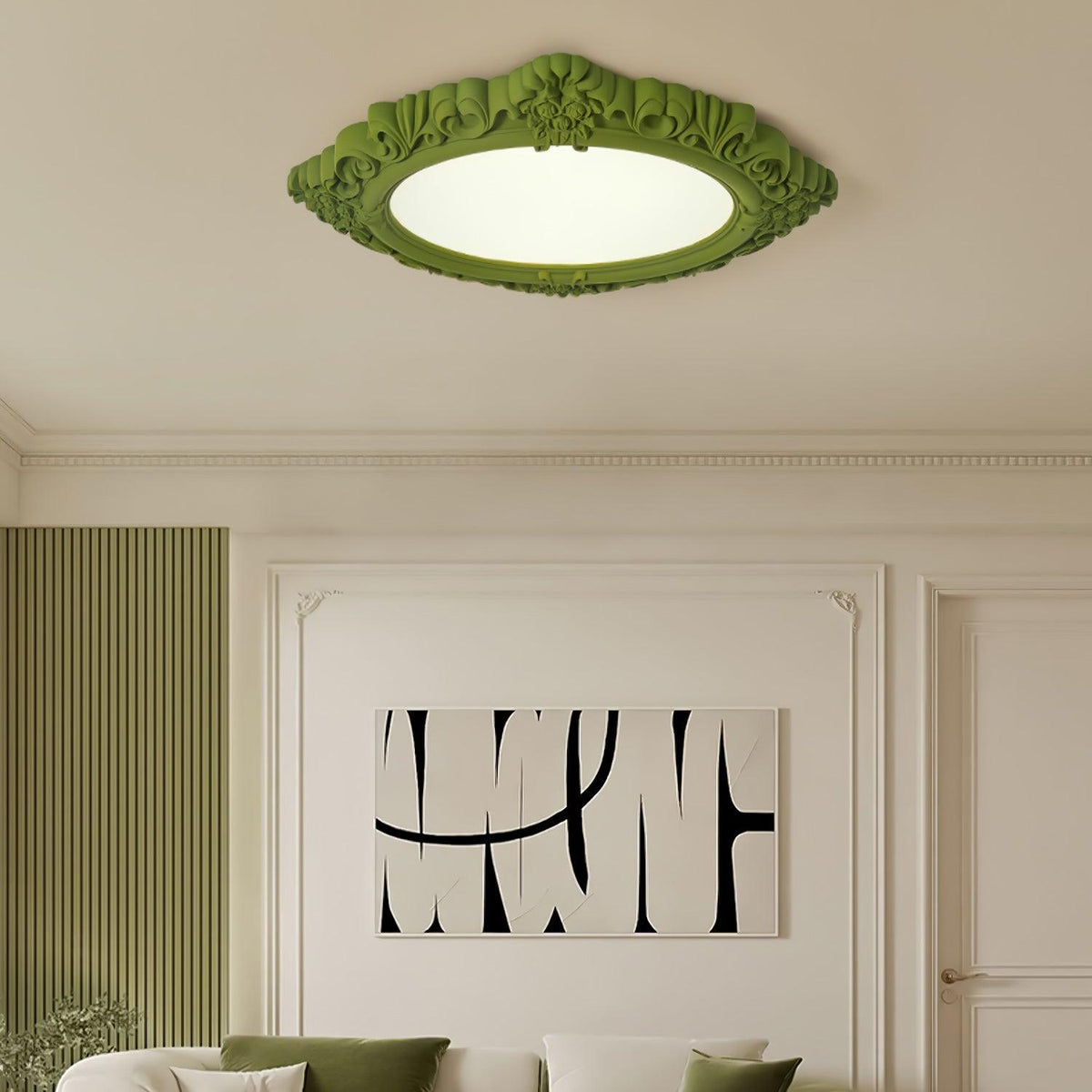 Avraee Lampe Plafonnier en Résine Sculptée - Neutralighting