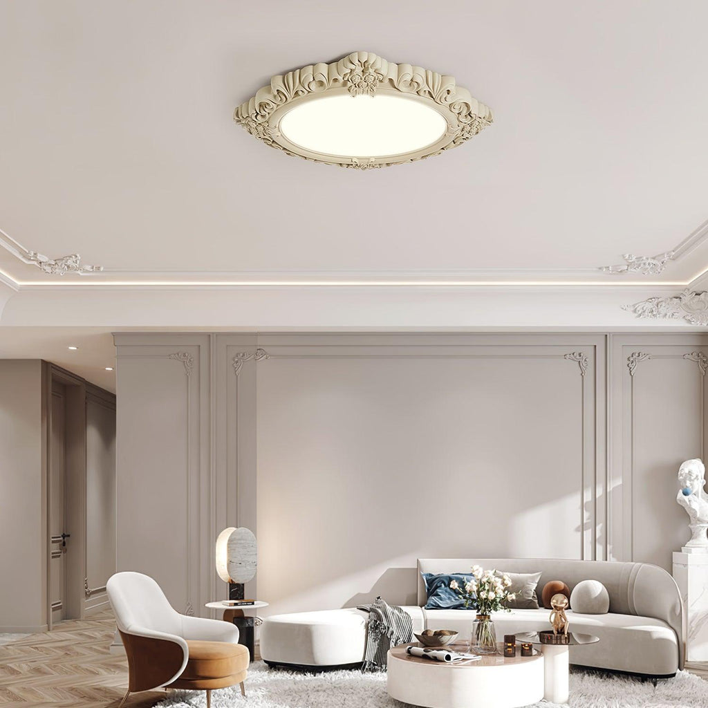 Avraee Lampe Plafonnier en Résine Sculptée - Neutralighting