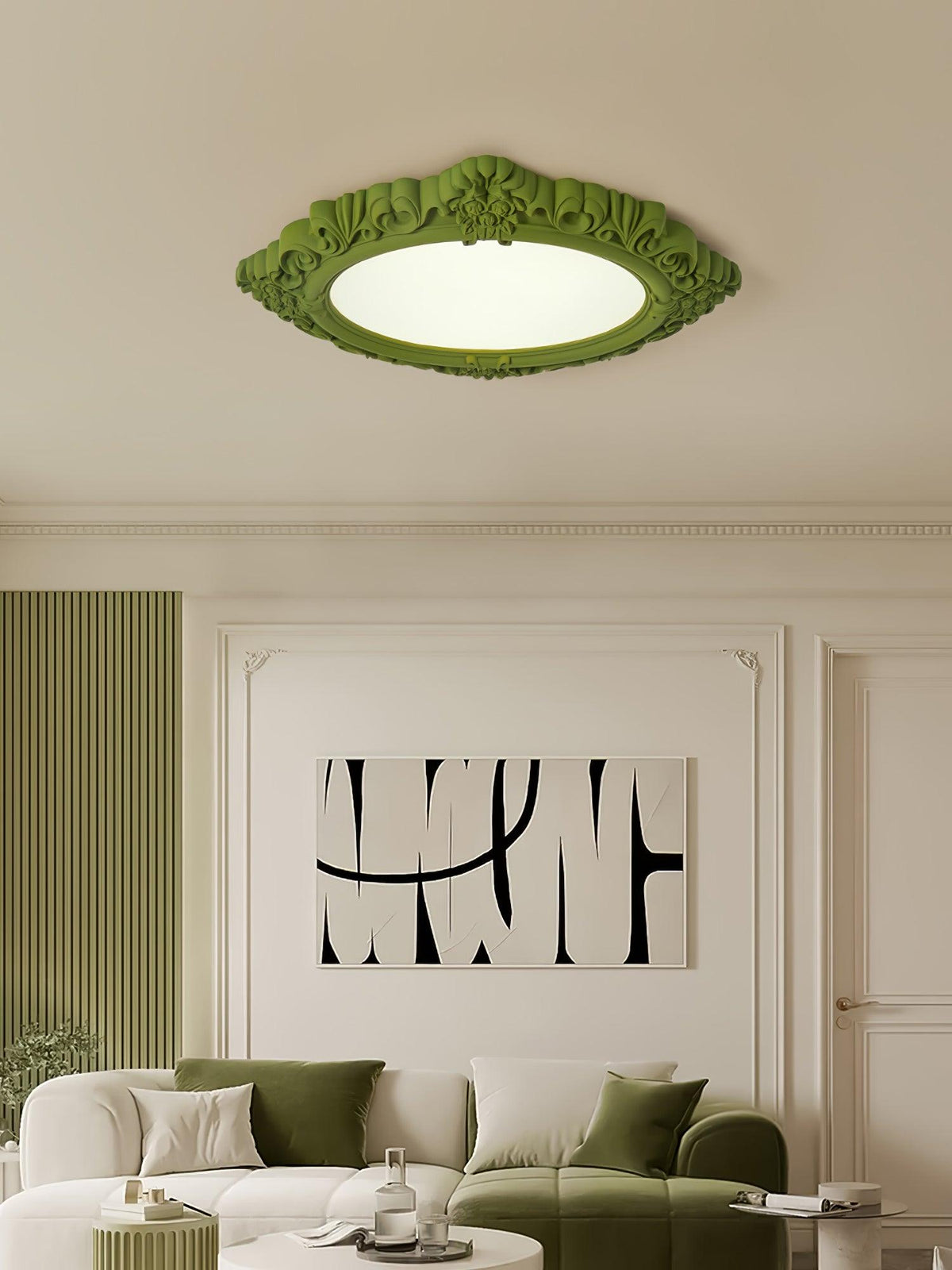 Avraee Lampe Plafonnier en Résine Sculptée - Neutralighting