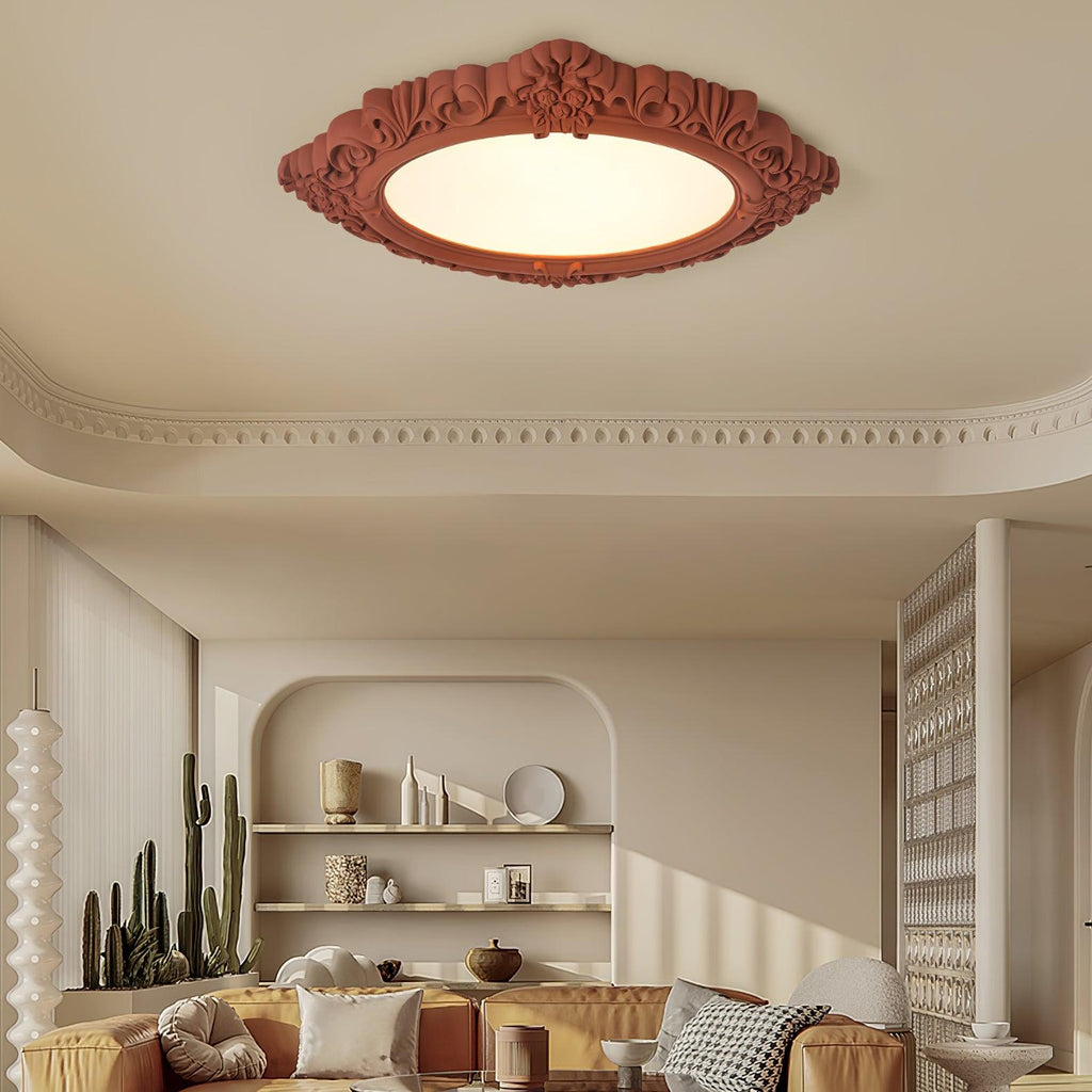 Avraee Lampe Plafonnier en Résine Sculptée - Neutralighting