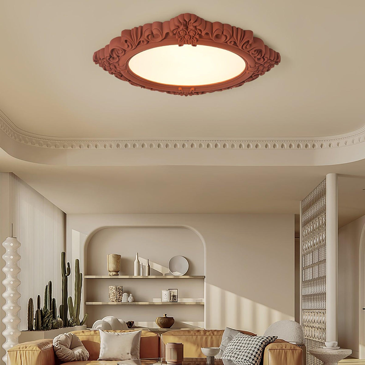 Avraee Lampe Plafonnier en Résine Sculptée - Neutralighting