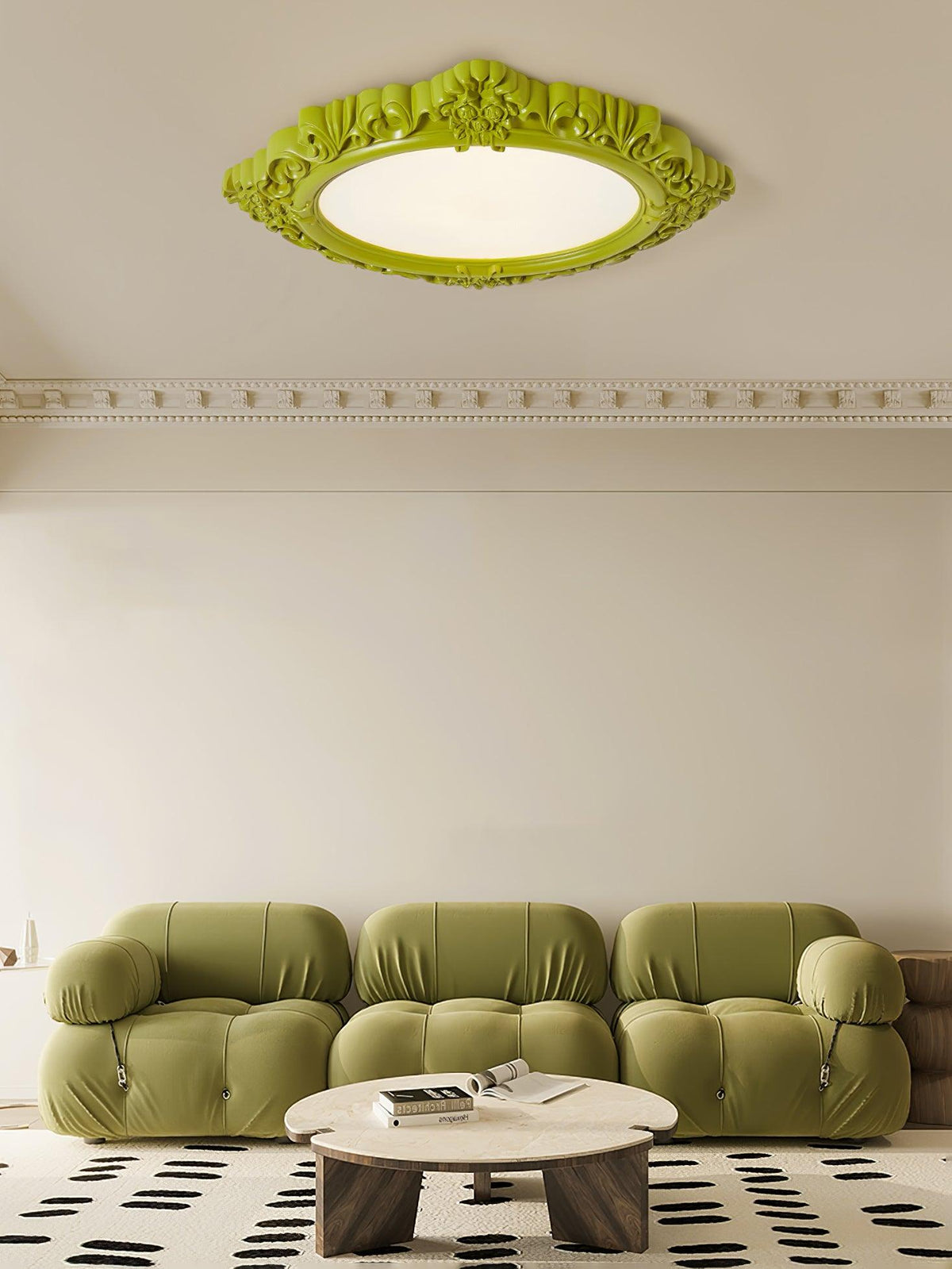 Avraee Lampe Plafonnier en Résine Sculptée - Neutralighting