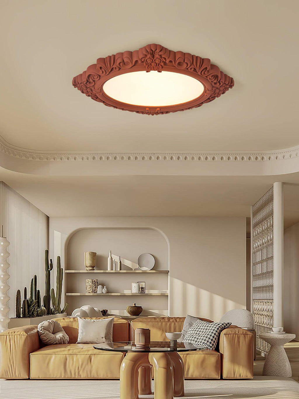 Avraee Lampe Plafonnier en Résine Sculptée - Neutralighting