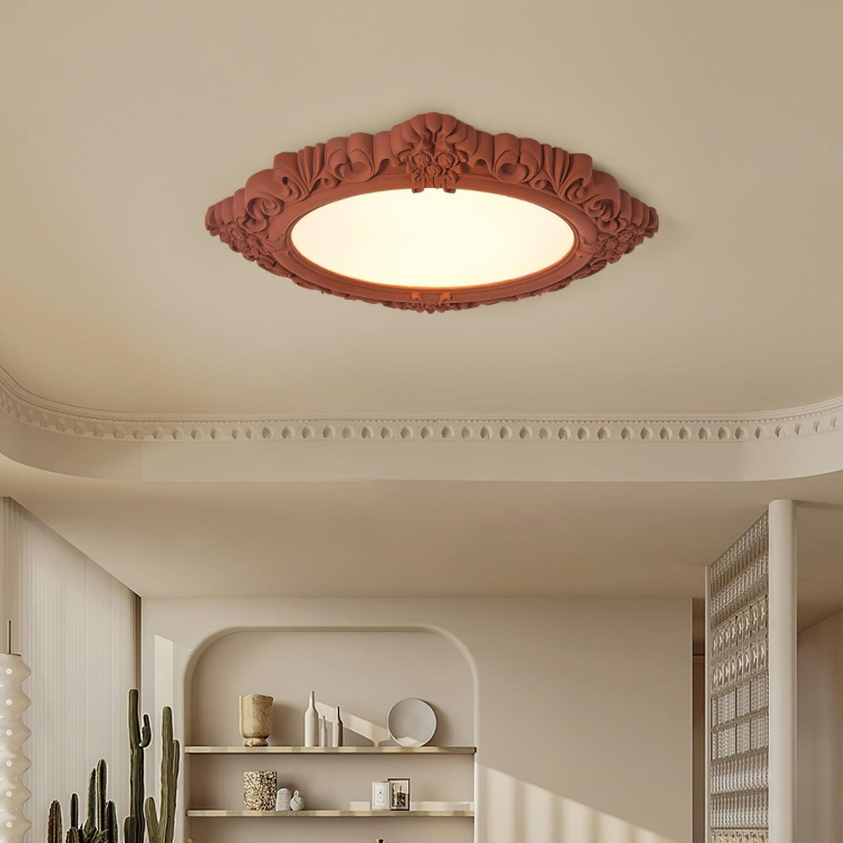 Avraee Lampe Plafonnier en Résine Sculptée - Neutralighting
