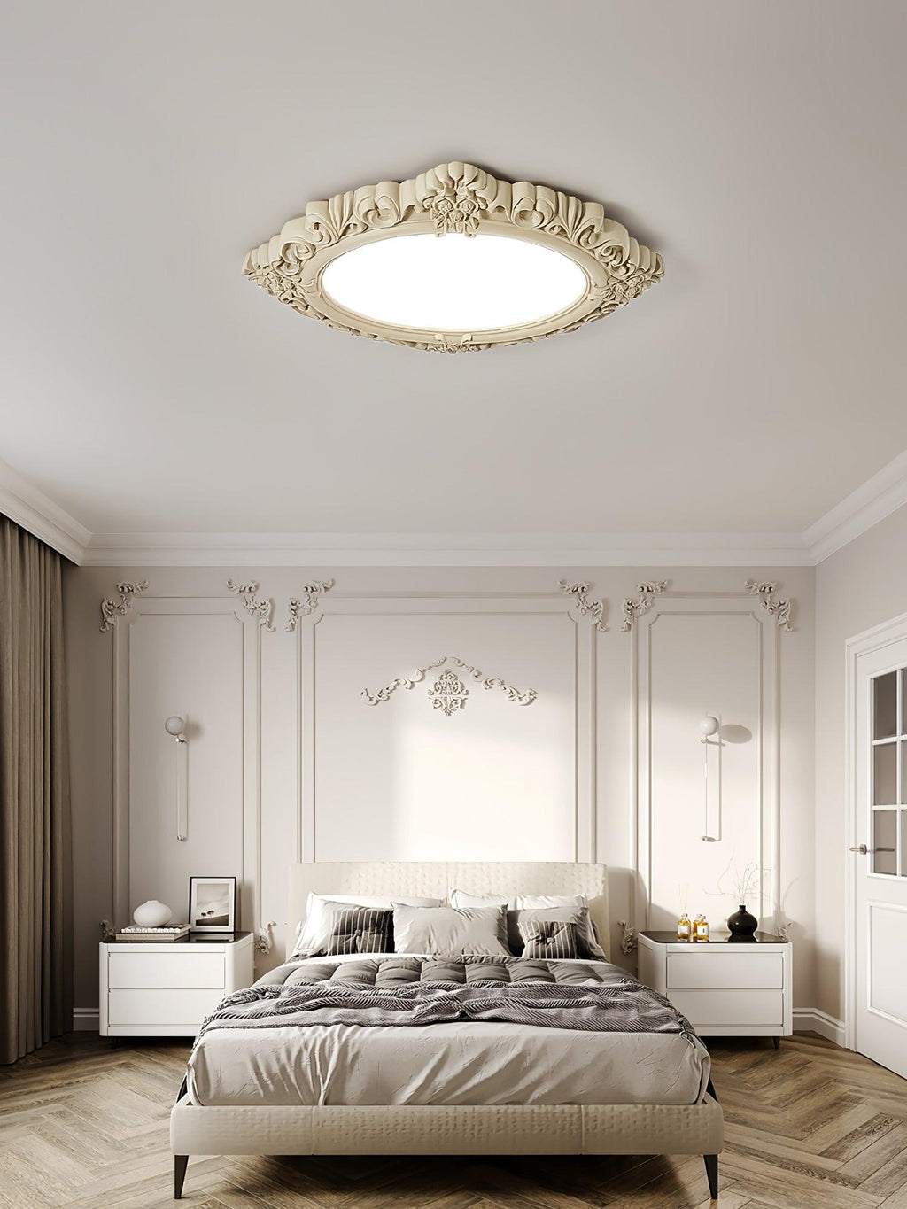 Avraee Lampe Plafonnier en Résine Sculptée - Neutralighting