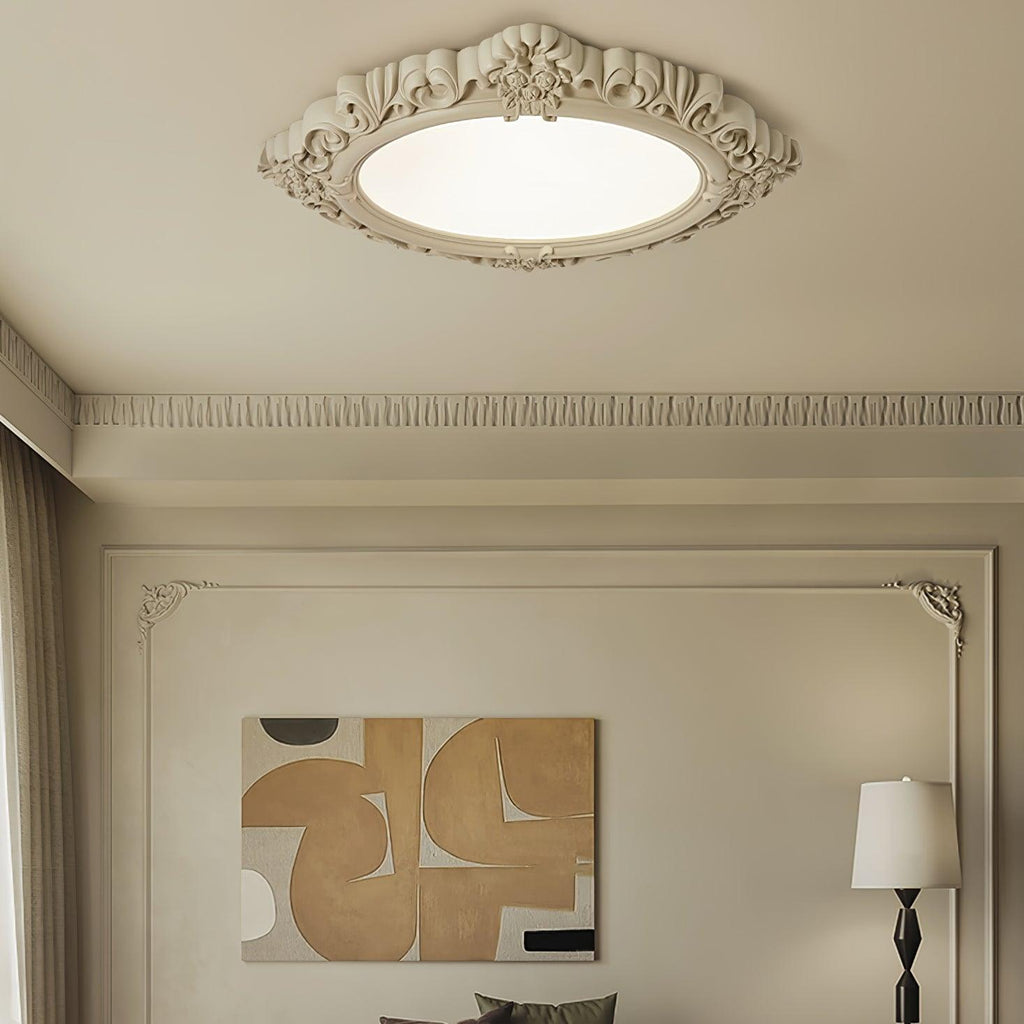 Avraee Lampe Plafonnier en Résine Sculptée - Neutralighting