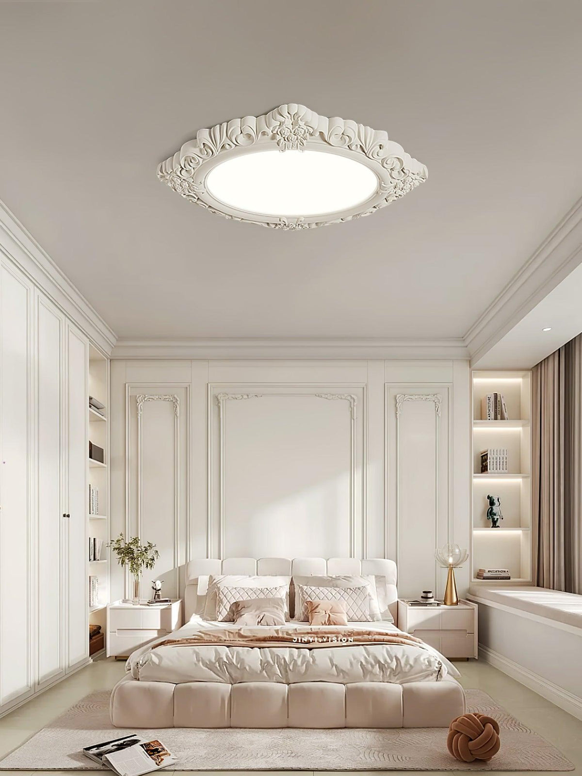 Avraee Lampe Plafonnier en Résine Sculptée - Neutralighting
