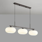 Lustra Suspension Lampe Linéaire à 3 Lumières en Forme de Globe - Neutralighting