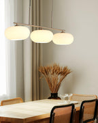 Lustra Suspension Lampe Linéaire à 3 Lumières en Forme de Globe - Neutralighting