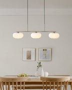 Lustra Suspension Lampe Linéaire à 3 Lumières en Forme de Globe - Neutralighting